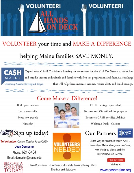 CASH Volunteer Flyer