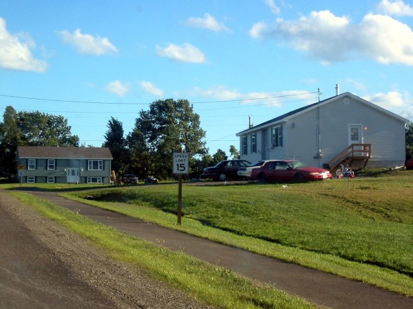 Houses on a street