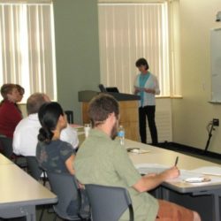 People sitting in a classroom