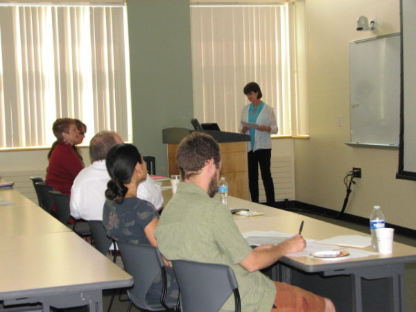 People sitting in a classroom